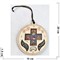 Иконка подвеска деревянная круглая 20 шт/упаковка (KN-725) - фото 198709