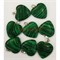 Сердце подвеска 2,5x2,5 см из малахита (цена за 1 шт)