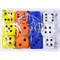 Брелок мягкий сквиш «игральная кость» 12 шт/упаковка - фото 203947