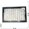 Кольцо металлическое (KL-2283-2) 2 цвета 100 шт/упаковка - фото 207930