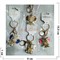 Брелок со стразами (KY-4751) слоники 12 шт/упаковка - фото 213962