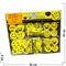 Ластик 4-в-1 «смайлик» 36 наборов/упаковка (цена за 4 шт) - фото 219029