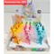 Вентилятор ручной двойной (3393) олень Reindeer 18 шт/упаковка