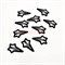 Заколка металлическая клик-клак (DA-3169) цветная звезда 5,5 см 10 шт/лист - фото 222968