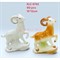 Козочки из фарфора (6742) символ 2027 года 15x12 см