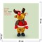 Игрушка музыкальная Олень (6845) повторюшка 38 см - фото 229994