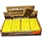 Сквиши шоколадка (2568) желтая Chocolate Bar Squishy 12 шт/упаковка - фото 230629