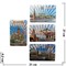 Магнит «Москва» 4 рисунка прямоугольный - фото 48943