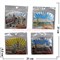 Магнит «Москва» 4 рисунка закругленный - фото 48947