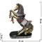 Лошадь из полистоуна в доспехах (NS924) 8 шт/кор - фото 52096