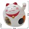 Кот Манэки-неко на батарейках 8 см, 192 шт/кор (цвет белый) - фото 52237