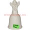 Колокольчик из фарфора ангел (1254) 12 см 144 шт/кор