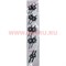 Заколка со стразами "Цветочек" (ALI-100) цена за упаковку 12 листов - фото 56958