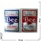 Карты для покера Bee профессиональные (США) - фото 64577