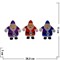 Игрушка светящаяся Дед Мороз (746) цена за 12 шт - фото 84072